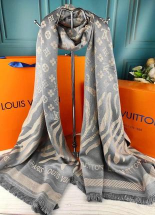 Палантин шарф платок  в стиле  louis vuitton луи витон турция4 фото