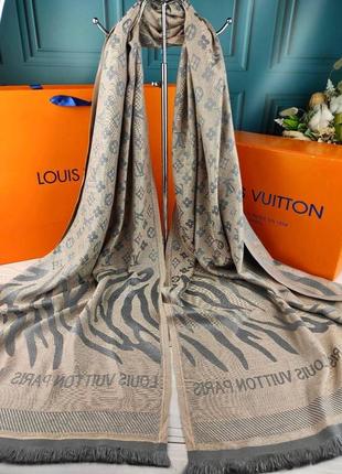 Палантин шарф платок  в стиле  louis vuitton луи витон турция1 фото