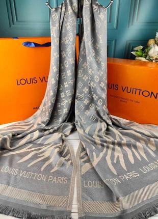 Палантин шарф платок  в стиле  louis vuitton луи витон турция8 фото