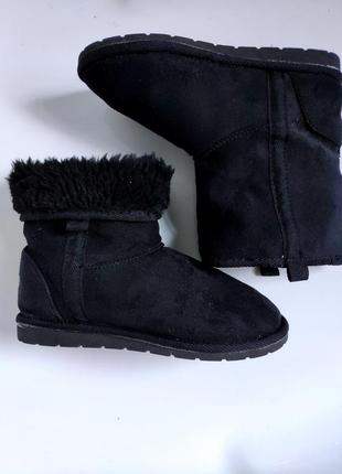 От atmosphere женские черные сапоги угги теплые