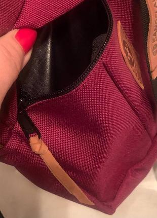 Сумка мессенджер через плече kandelabr bordo burgundy cordura messenger shoulder bag.6 фото