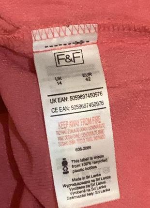 Рожева блузка f&f розмір 14/xl8 фото