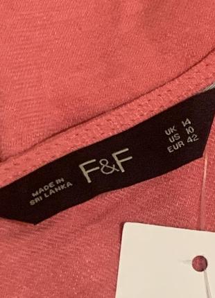 Рожева блузка f&f розмір 14/xl7 фото