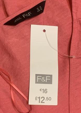 Рожева блузка f&f розмір 14/xl9 фото