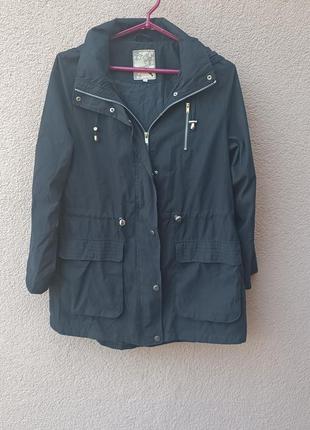🔥 розпродаж вітровка легка куртка парка m&co з капюшоном 48-52 р. вітрівка1 фото