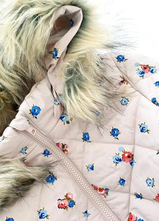 Красивая демисезонная куртка в цветочек h&amp;m8 фото