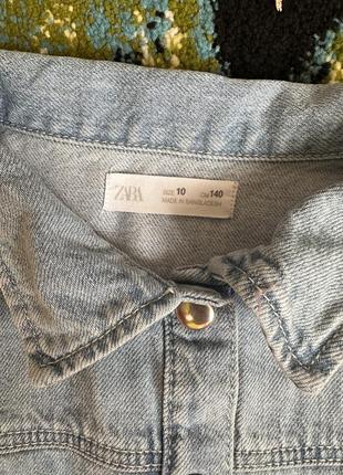 Детский джинсовый комбинезон zara3 фото