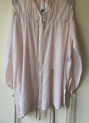 Туніка ann demeulemeester, батист, новая 3