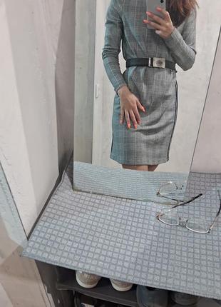 Платье в клетку h&m