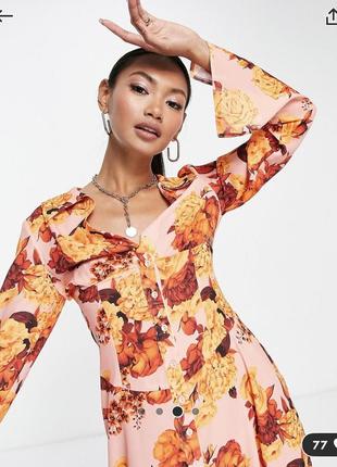 Сукня в квіти asos design4 фото