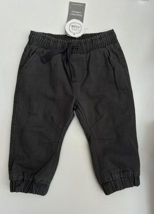Штаны брюки cool club внутри хлопковая подкладка  9-12мес 74см хлопок польша