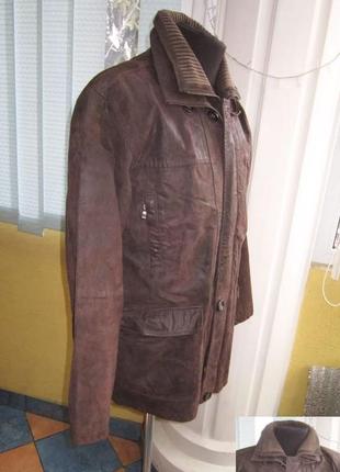 Большая кожаная мужская куртка. германия. лот 768