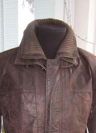 Большая кожаная мужская куртка. германия. лот 768