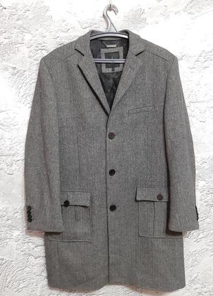Стильное трендовое пальто в размере l от дорого бренда jasper compan