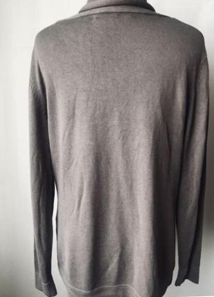 Пуловер французского бренда из коттона и вискозы2 фото