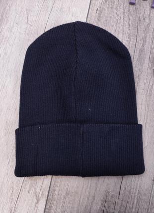 В'язана жіноча шапка ultra-leks-jolie "швеція" розмір 54-60 синя