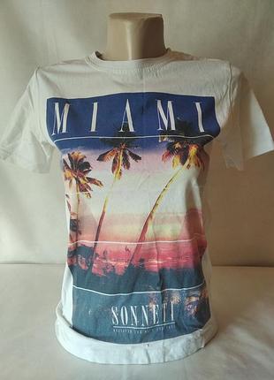 Футболка хлопок подростковая miami