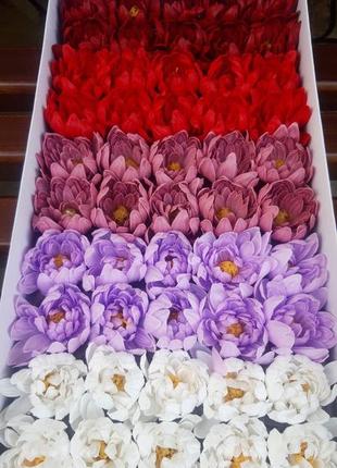 Мильні хризантеми (мікс № 37) для створення розкішних нев'янучий букетів і композицій з мила