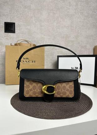 Женская сумка coach, кожаная сумка