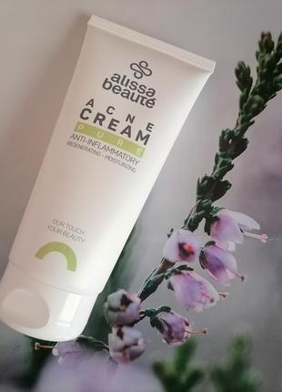 Легкий крем acne cream pure allisa beaute