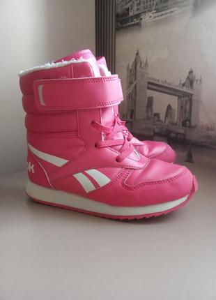 Ботинки кроссовки reebok (30,5) утепленные оригинальные на девочку1 фото