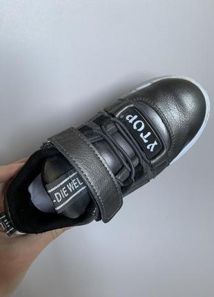 Кроссовки ботинки на девочку кожаные 31 размер4 фото