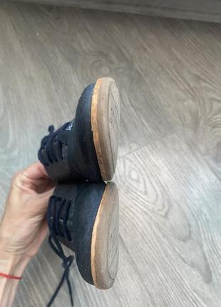 Туфлі черевики натуральна шкіра нубук10 фото