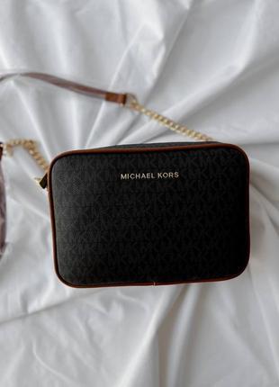 Michael kors jet set new model brown4 фото