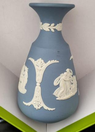 Вінтажна ваза з англійського бісквітного фарфору , wedgwood2 фото