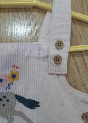 Вельветовый сарафан 3р. m&amp;s 5