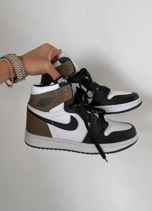 Дуже круті кеди jordan retro 1 dark mocha4 фото