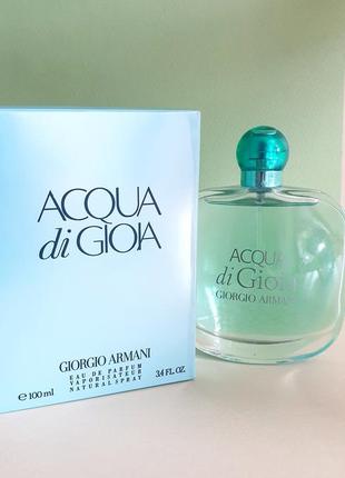 Женские духи acqua di gioia армани