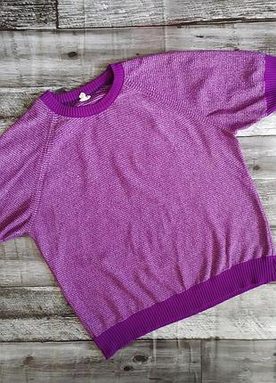 👕🧥 тонкий вінтажний светр кофточка з коротким рукавом