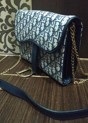 Женская сумка,сумочка  christian dior через плечо3 фото