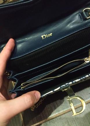 Женская сумка,сумочка  christian dior через плечо4 фото