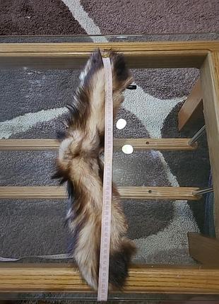 Натуральный мех фретки, воротник