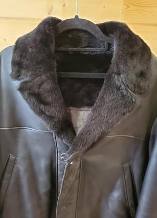Стильная оригинальная дубленка пальто куртка calvin klein3 фото