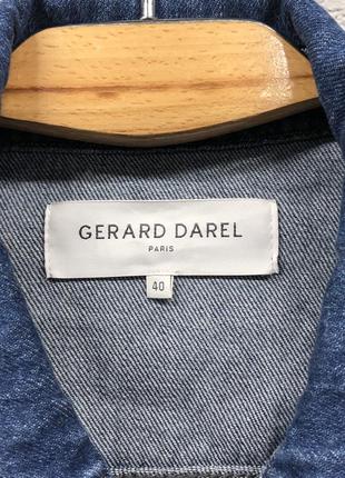 Куртка джинсовая gerard darel paris 40 l-xl женская3 фото