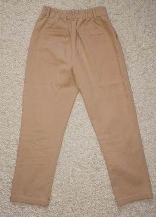 Джинсовые брюки укороченные широкие quzu р.363 фото