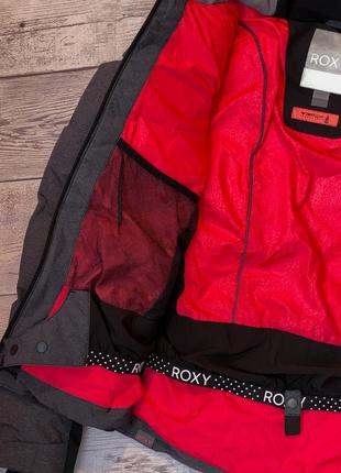 Куртка лижна roxy непродувна непромокаюча зимова дута пуховик зима тепла капюшон спортивна4 фото