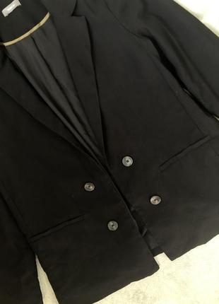 Базовый черный пиджак жакет yessica5 фото