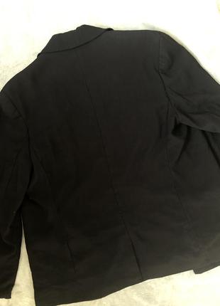 Базовый черный пиджак жакет yessica7 фото
