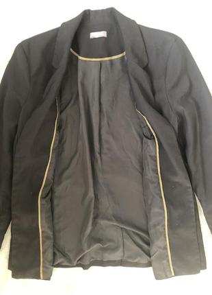Базовый черный пиджак жакет yessica6 фото