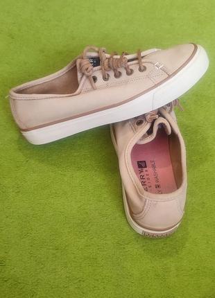 Кеды женские кожаные sperry3 фото