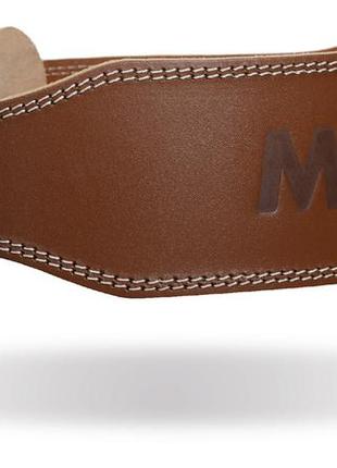 Пояс для важкої атлетики madmax mfb-246 full leather шкіряний chocolate brown xl