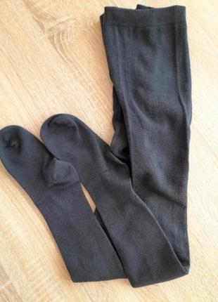 Новые темные колготки, темно серый, темно серо-графит цвет