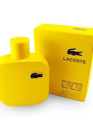 Lacoste eau de lacoste l.12.12 yellow распив