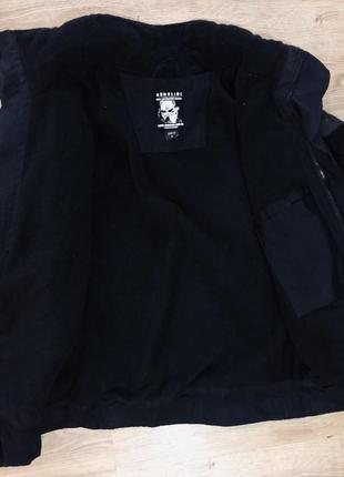 Куртка в байкерсько-тактичному стилі - "shtorm" на флісовій підкладці.7 фото