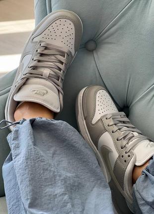 Кроссовки nike dunk low twist "silver"7 фото