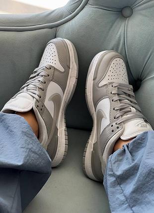 Кроссовки nike dunk low twist "silver"8 фото